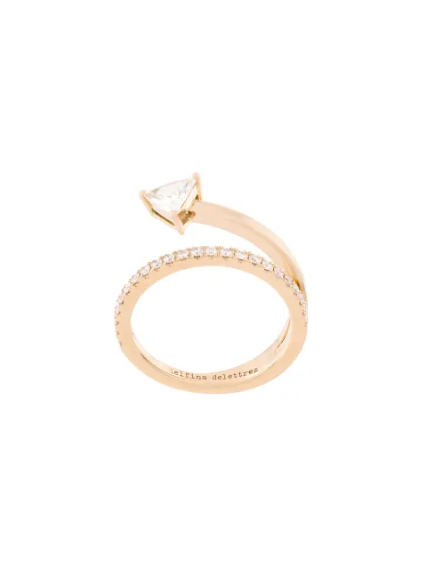Delfina Delettrez 18kt champagne gold Marry Me diamond ring Metallic HND1008D