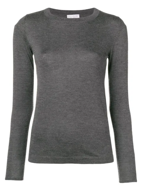 Brunello Cucinelli long-sleeved sweater Grey M13800000C079