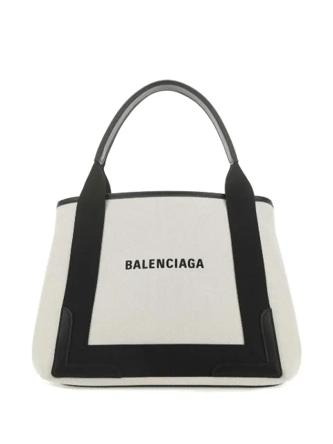Balenciaga small Navy Cabas tote bag Neutrals 3399332HH3N
