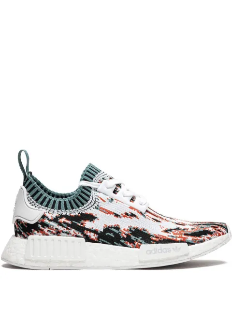 adidas NMD_R1 Primeknit "Datamosh" sneakers White BB6365