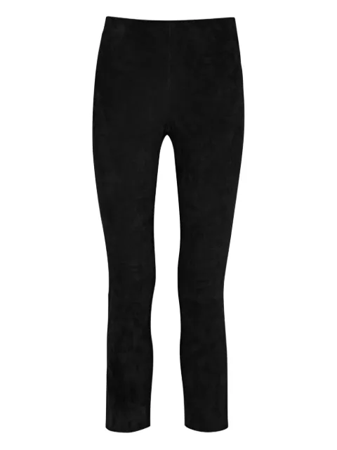 Vince leather cropped trousers Black VR61821225