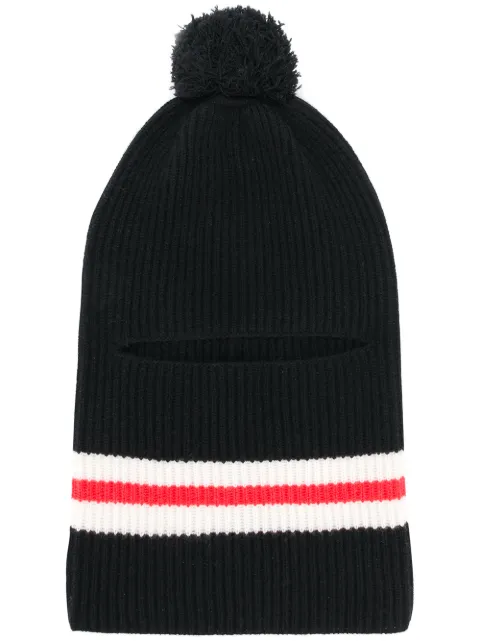 Cashmere In Love pompom urban balaclava Black WIRA