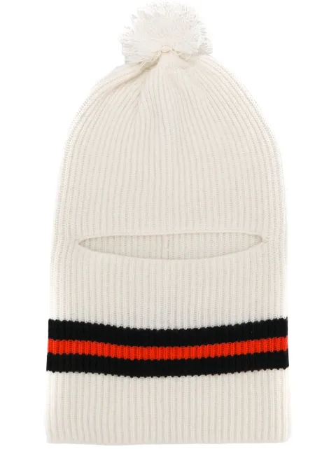 Cashmere In Love pompom urban balaclava White WIRA