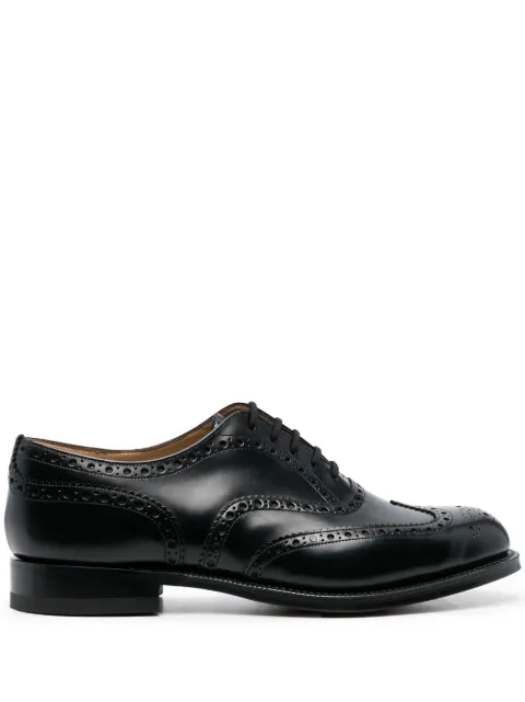 Church's black leather oxford shoes Black EEB002FG000009XV