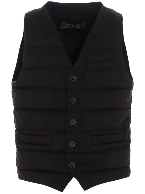 Herno padded waistcoat Black PI002ULE19288