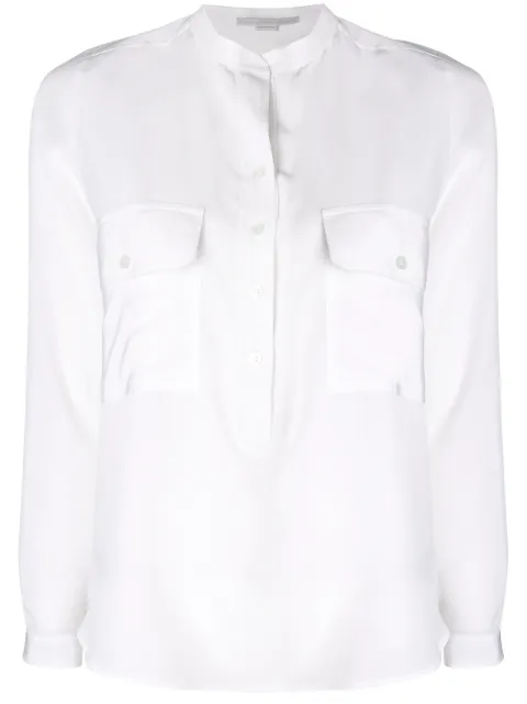 Stella McCartney collarless shirt White 531899SY206
