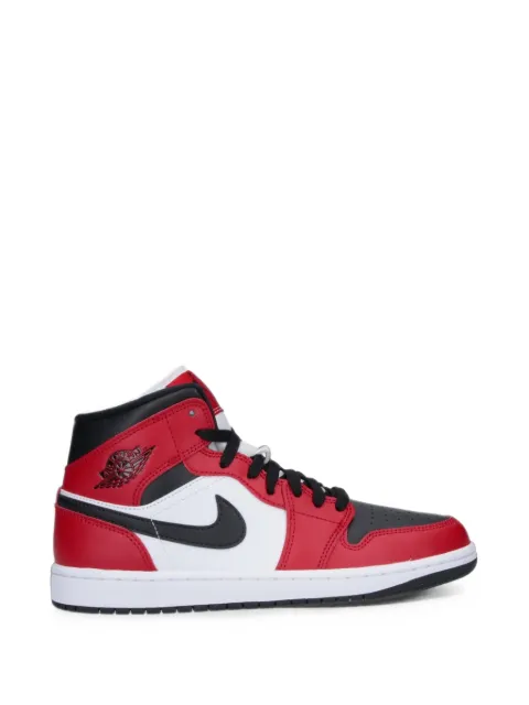 Nike logo lace-up sneakers Red 554724