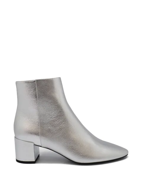 Saint Laurent Loulou ankle boots Silver 528204BSZ00