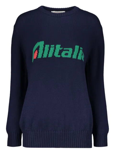 Alberta Ferretti knitted jumper Blue J09811613