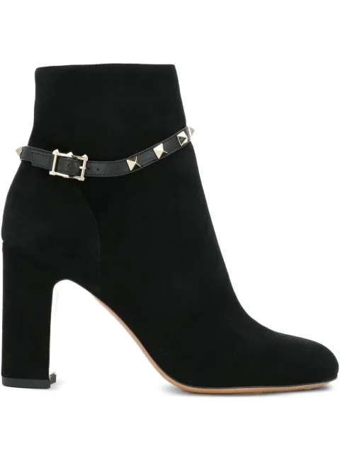 Valentino Garavani 95mm Rockstud ankle boots Black WS0I59ZUE
