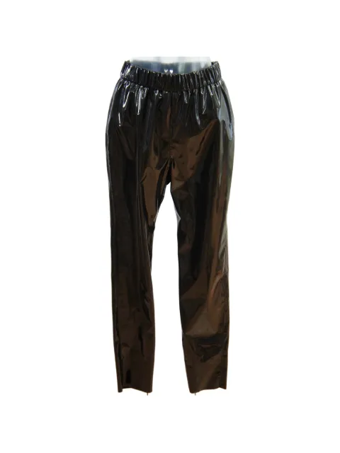 MSGM shiny-effect pants Black 2541MDP36184618