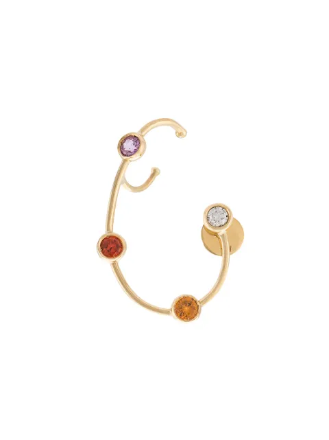Ana Khouri jewelled wire earring Yellow USA1574NET