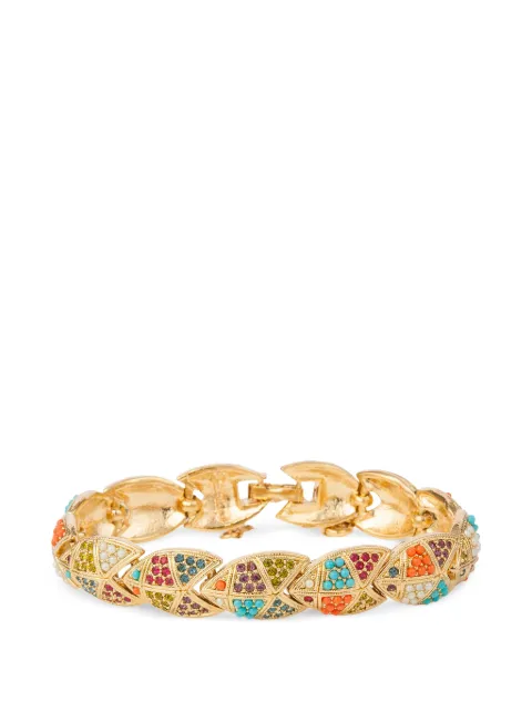 Susan Caplan Vintage 1980s D'Orlan embellished bracelet Gold BL008665