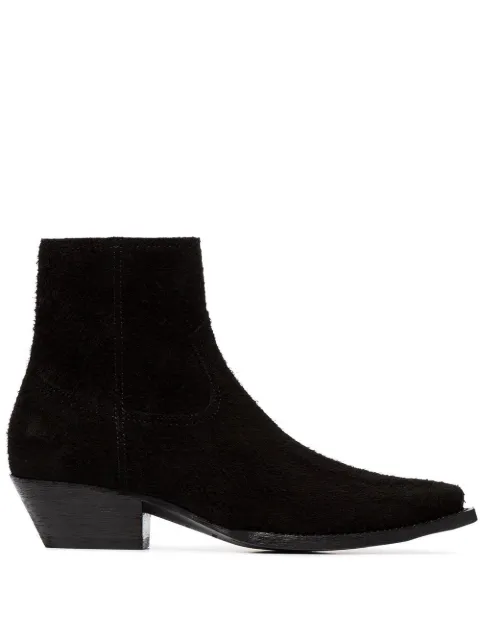 Saint Laurent Lukas 40mm cowboy ankle boots Black 5328600NW00