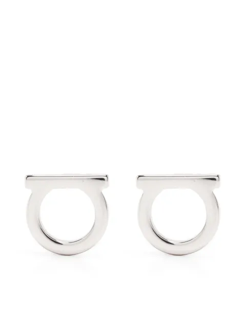 Ferragamo Gancini earrings (L) Metallic 696430