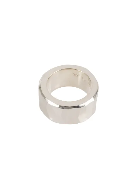 WERKSTATT:MÜNCHEN sculpted band ring Metallic M1201