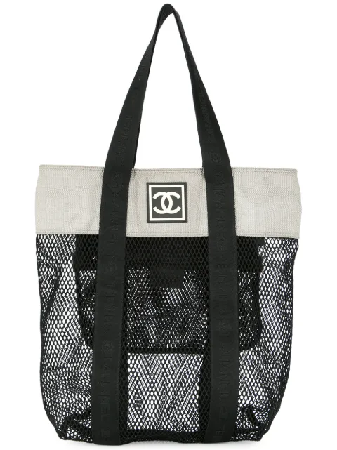 CHANEL Pre-Owned Sports Line shopping bag Black 8249742