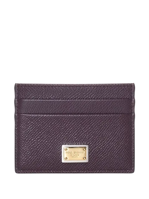 Dolce & Gabbana calfskin card holder Red BI0330A1001