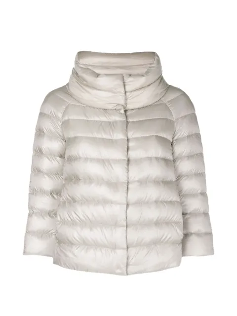 Herno zip-up padded puffer jacket Grey PI0046DIC12017