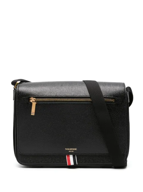 Thom Browne pebble grain reporter bag Black MAG143B00198