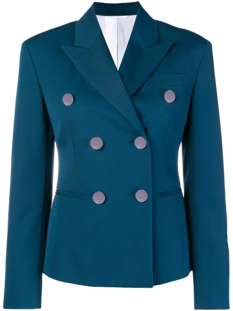 Calvin Klein peaked lapel blazer Blue 83WWJA73W093