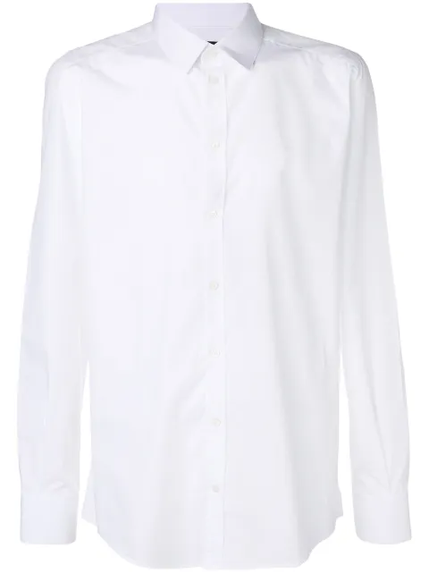 Dolce & Gabbana classic plain shirt White G5EJ0TFU5K9