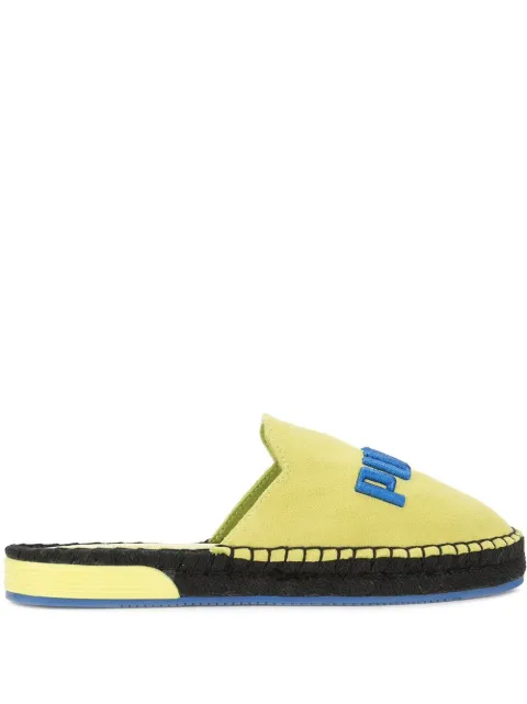 FENTY x Fenty logo-embroidered espadrilles Grey 36768503