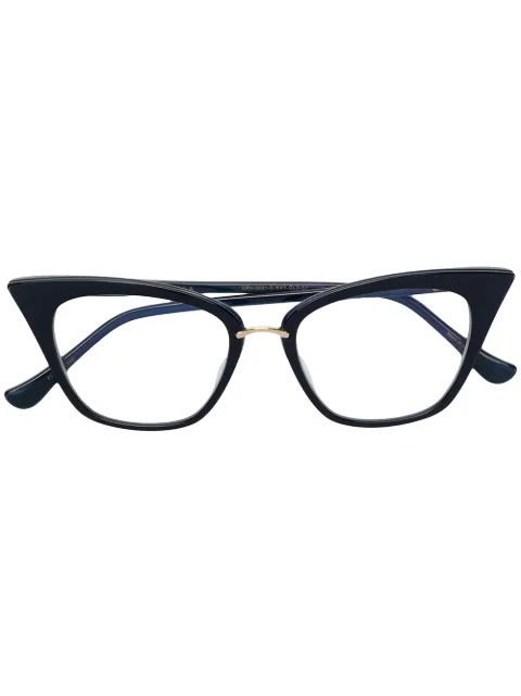 Dita Eyewear Rebella cat-eye glasses Blue DRX3031D