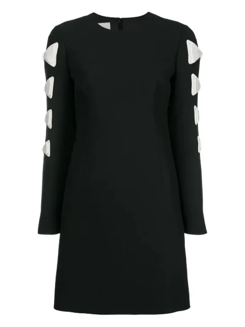 Valentino Garavani bow-detailed mini dress Black BVAID81CF
