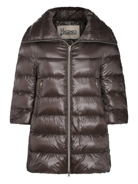 Herno padded zipped coat Grey PI0001DIC12017