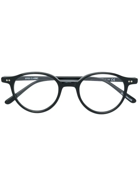 Epos newpan round glasses Black NEWPAN