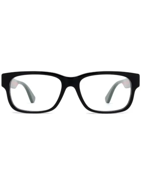 Gucci Eyewear rectangular-frame glasses Black GG0343O007