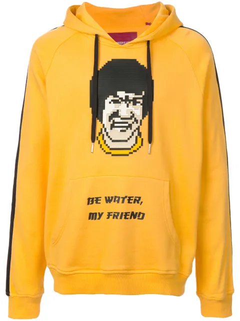 Mostly Heard Rarely Seen 8-Bit Be Water My Friend hoodie Yellow MHEB08AHKH07