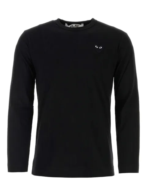 Comme Des Garçons Play jersey T-shirt Black P1T120