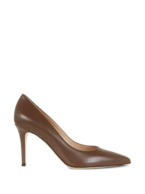 Gianvito Rossi Gianvito pointed pumps Brown G2458085RICVIT