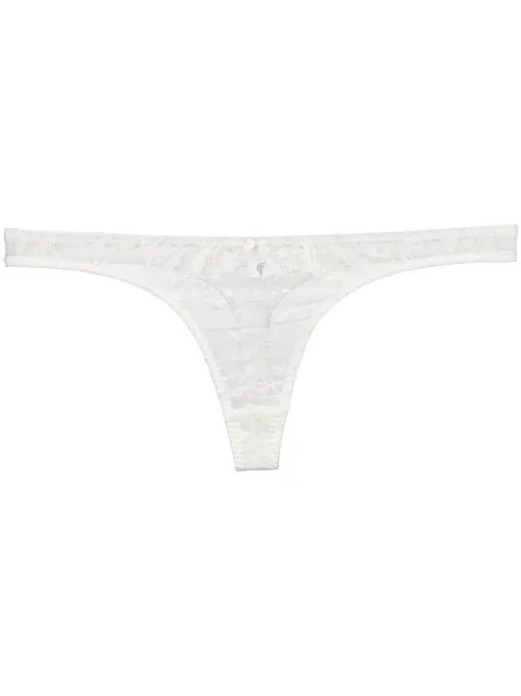 Gilda & Pearl Rita lace thong White 1731