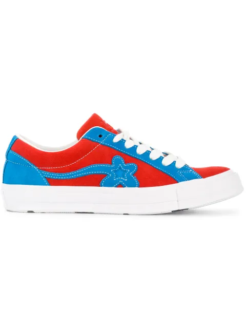 Converse floral embellished sneakers Red 162126C