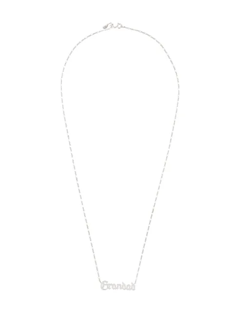 Maria Black Grandad necklace Metallic 300344MEN