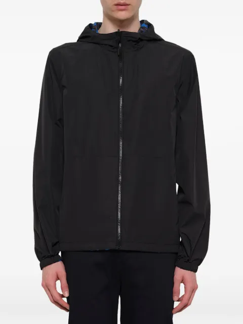 Kenzo blue, black and white leopard print reversible windbreaker Black F865BL1511NG