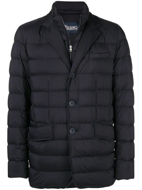 Herno double layer down jacket Blue PI001ULE19288