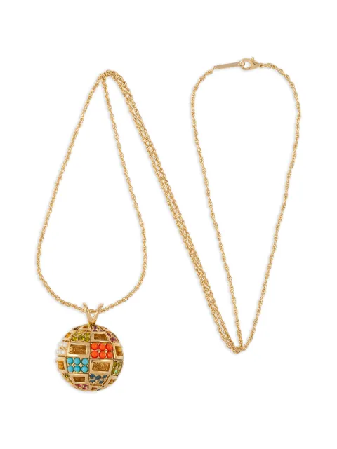 D'Orlan Vintage 1980s ball-pendant necklace Gold NL019521