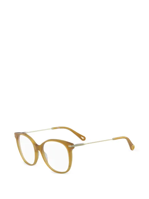 Chloé Eyewear round frame glasses Yellow CE2721208