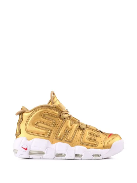 Supreme x Air More Uptempo "Suptempo Gold" sneakers Metallic 902290700