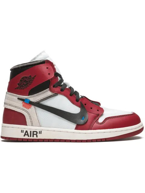 Jordan x Off-White The 10: Air Jordan 1 "Chicago" sneakers Red AA3834
