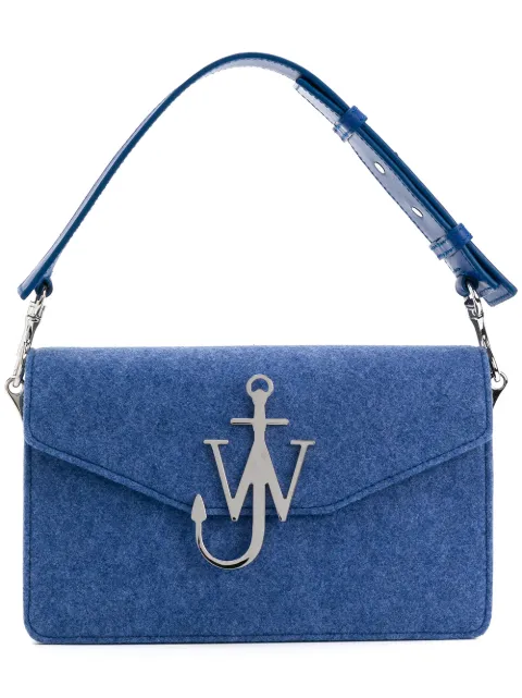 JW Anderson Royal Felt Logo Purse Blue HB02118D823855