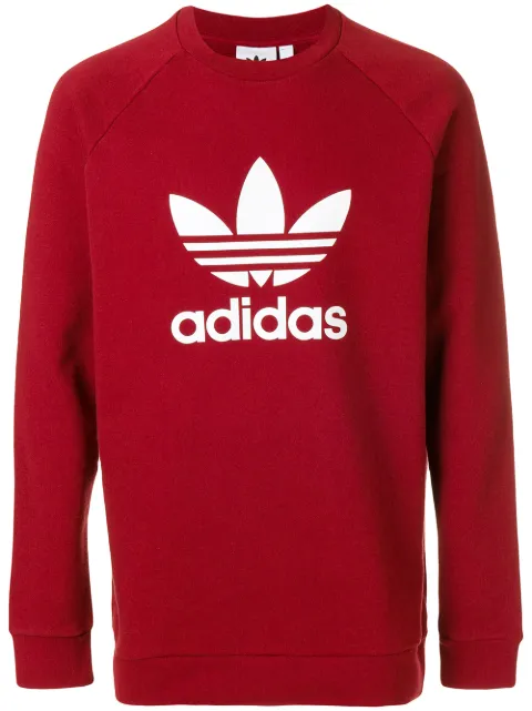 adidas Trefoil crew-neck sweatshirt Red CX1897