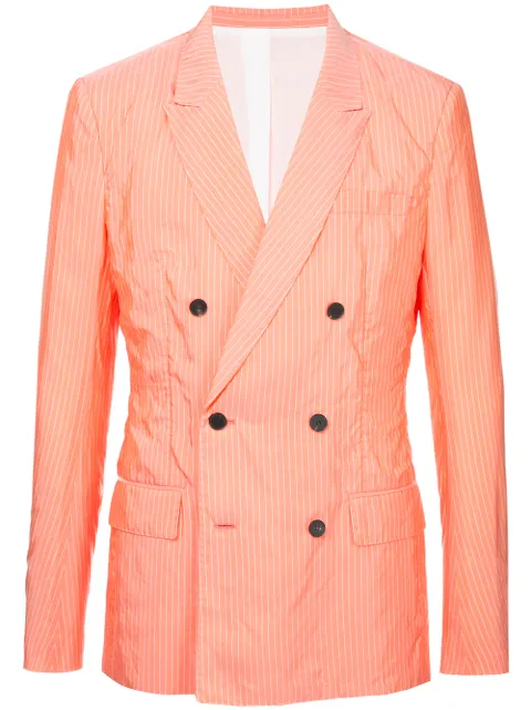 Haider Ackermann double-breasted blazer Yellow 1833003131