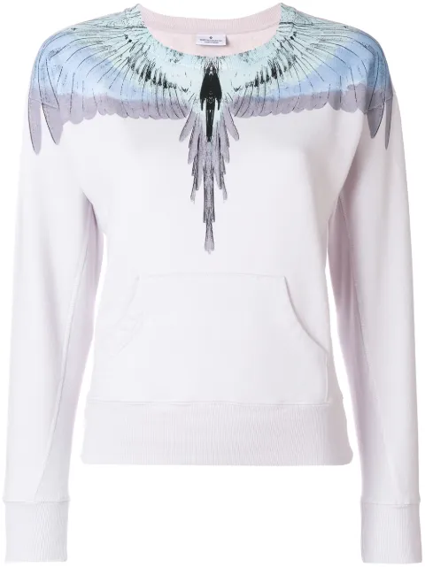 COUNTY OF MILAN Wings crew-neck sweatshirt Pink CWBA032S186302462688