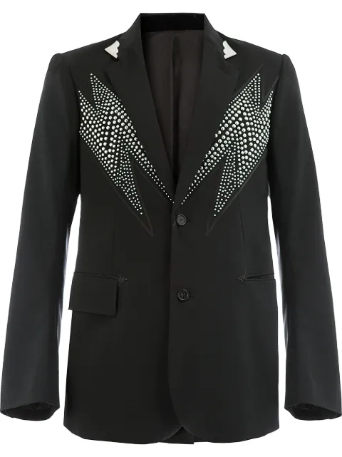 Takahiromiyashita The Soloist studded lightning bolt jacket Black SJ0007