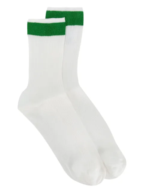 Valentino Garavani ribbed socks White BKI01D3TD